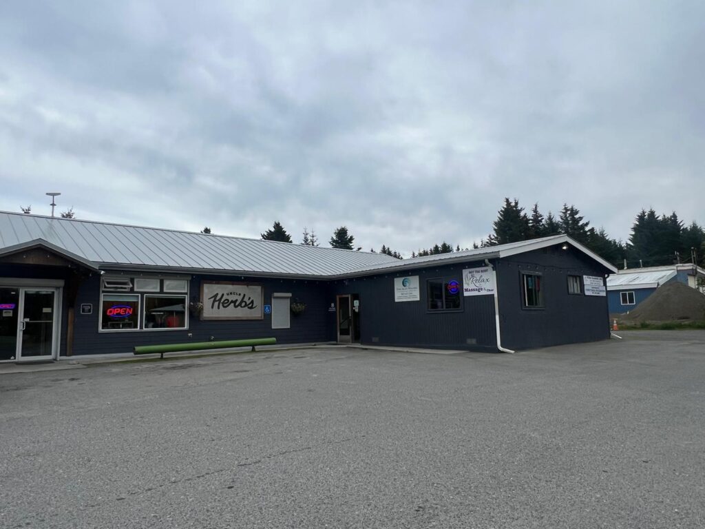 Best Relax Spa parking lot in Homer, Alaska
